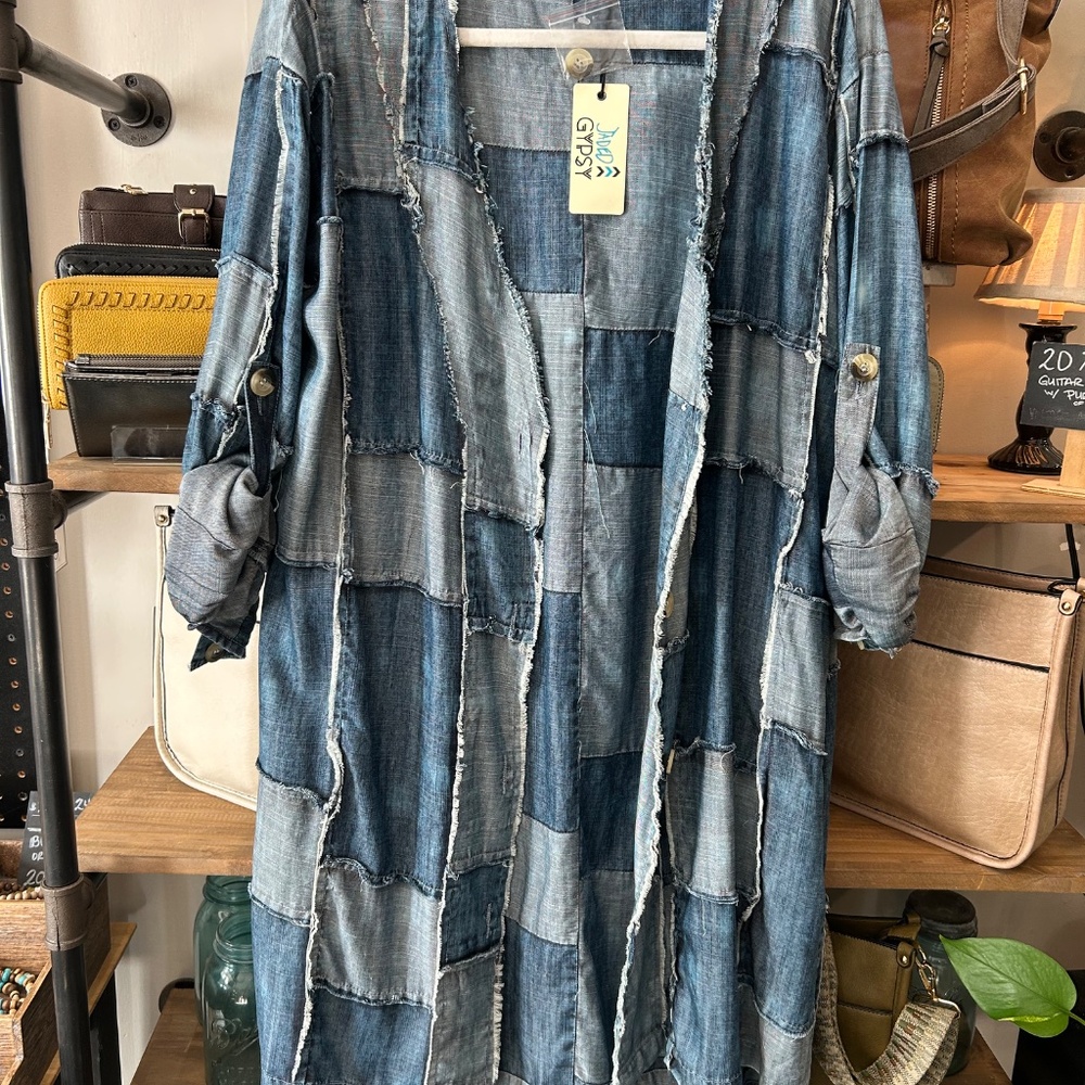 Jaded Gypsy Patchwork Denim Jacket - Picture 4 of 7